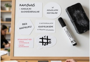 Ikonka prezentująca naklejki suchościeralne