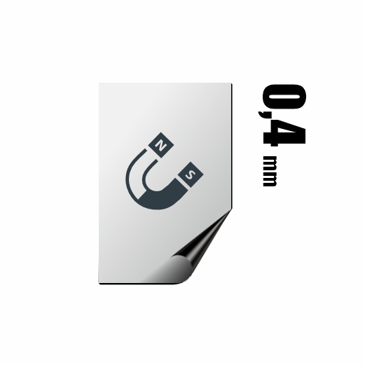 Naklejki magnetyczne 0,4mm