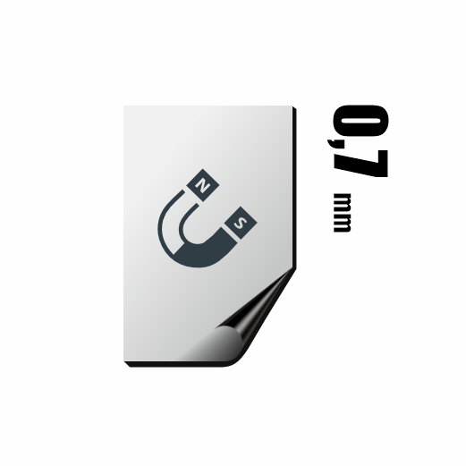 Naklejki magnetyczne 0,7mm