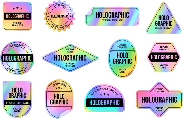 Przykładowe hologramy